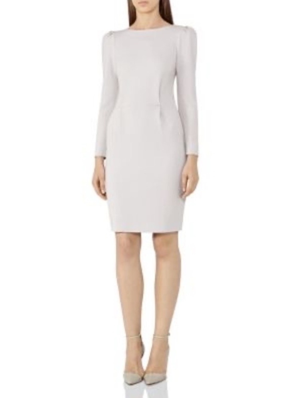 Reiss Nessa Puff Sleeve Sheath Dress
